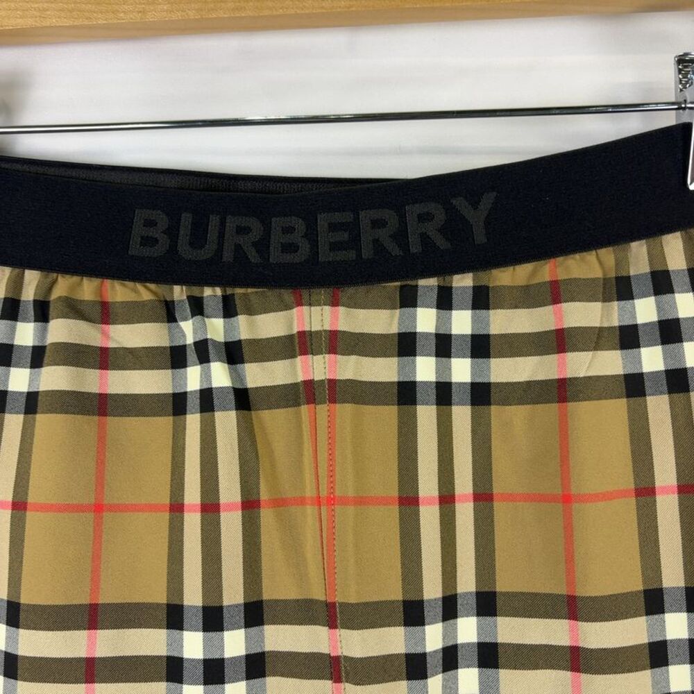 Burberry Women's Burberry Check Stretch Jersey Leggings Only - Picture 3 of 4